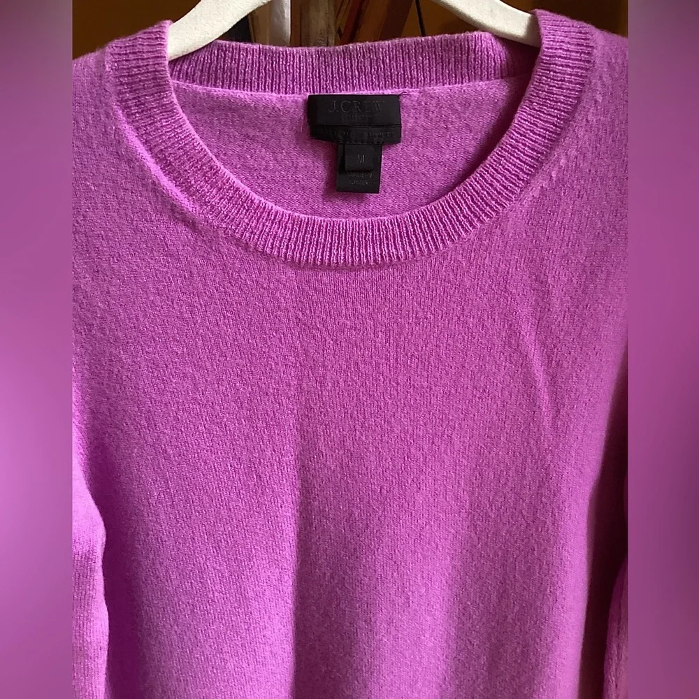NWT J.CREW 100%Cashmere Sweater. M - Picture 3 of 14